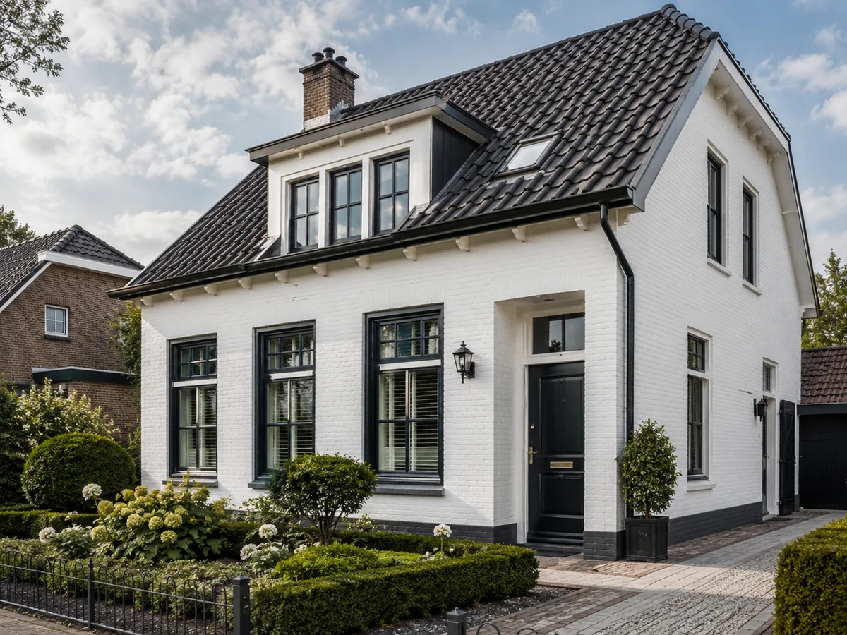 Goed onderhouden Nederlandse woning met professioneel schilderwerk
